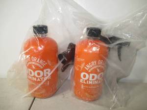 lot 20 image: Set of 2 Angry Orange Ready-To-Use 24 oz. Pet Odor Eliminator Fresh Orange Blast Scent
