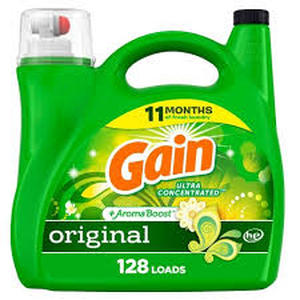 lot 25 image: Gain  Aroma Boost Liquid Laundry Detergent Original Scent 128 Loads 184 fl oz