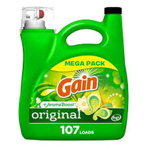 lot 27 image: Gain  Aroma Boost Original Scent HE Compatible Liquid Laundry Detergent Soap-154 fl oz
