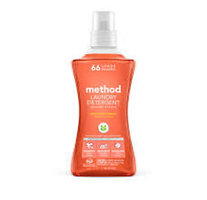 lot 49 image: Method Laundry Detergent, Nectarine Blossom, 53.5 Ounces, 66 Loads, 1 pack, Packaging May Vary