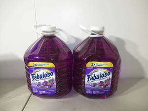lot 51 image: Set of 2 Fabuloso Lavender Scent Multi-Purpose Cleaner 2X Concentrated Formula - 169 fl oz