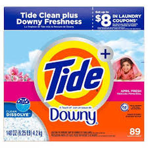 lot 52 image: Tide with Downy Powder Laundry Detergent - 148oz89 Load