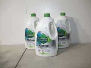 lot 57 image: Set of 3 Seventh Generation Ultra Power Plus Dishwasher Detergent Gel - 65oz