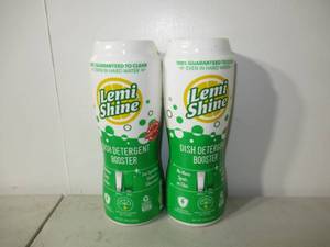 lot 59 image: Set of 2 Lemi Shine Dish Detergent Booster - 20oz