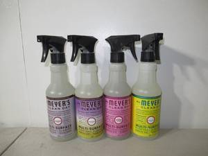 lot 77 image: Set of 4 Mrs. Meyers Clean Day Multi-Surface Everyday Cleaner - 16 fl oz