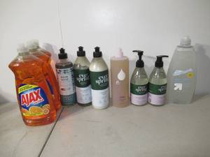 lot 83 image: Bulk Mixed Lot of 10 Dish and Hand Soaps