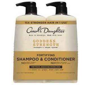 lot 144 image: Carols Daughter Goddess strength Fortifying Shampoo & Conditioner 28 fl.oz set