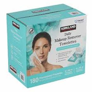 lot 151 image: Kirkland Signature Daily Makeup Remover Towelettes, 180-count