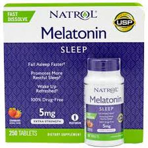 lot 174 image: Natrol Melatonin, 5 mg, 250 Tabs