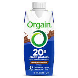 lot 202 image: Set of 15 Orgain 30g Protein Shake - Chocolate Fudge