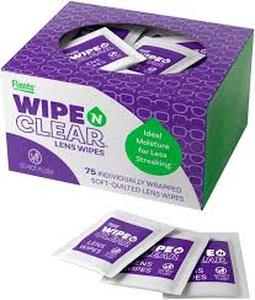 lot 212 image: Set of 3 Flents Wipe N Clear Lens Wipes 75 Count