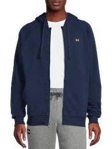 Under Armor Zip Up Hoodie-Medium- Navy Blue