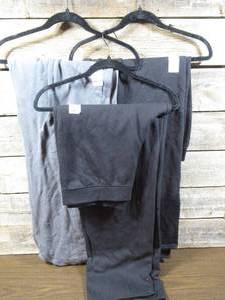 Mixed Lot of 3 Fruit Of The Loom Open Bottom Womens Sweatpants-Black & Slate-XL