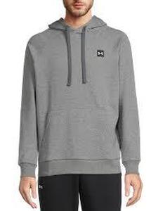 Under Armor Pull Over Hoodie-Large-Gray