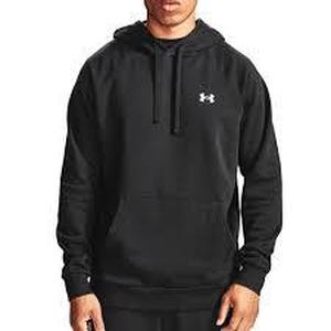 Under Armor Pull Over Hoodie-XL-Black
