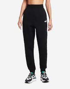 Puma Womens Embroidered High Waist Jogger-XL-Black