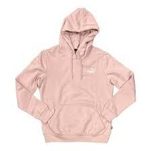 PUMA Embroidered Pullover Hoodie-Large-Rose Quartz