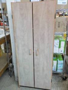2 ft x 5 ft x 12 Wood 2 Door 4 She...