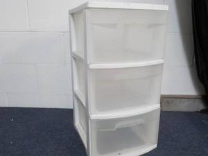 3 Drawer Plastic Storage 12 x 14 x ...