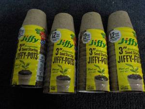 48 ct 3 Seed Starting Jiffy Pots...