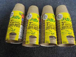 48 ct 3 Seed Starting Jiffy Pots...