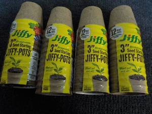 48 ct 3 Seed Starting Jiffy Pots...