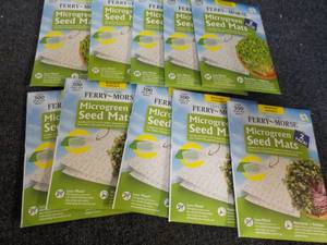 10 Ferry Morse Microgreen Seed Mats...