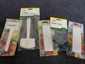 Garden and Plant Labels and Clips...