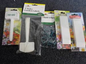 Garden and Plant Labels and Clips...