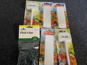 Garden and Plant Labels and Clips...