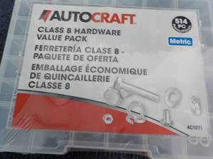 AutoCraft 514 pc Class 8 Hardware V...