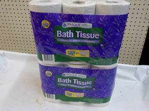24 Jumbo Rolls 2 Ply Pasque Bath Ti...