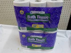 24 Jumbo Rolls 2 Ply Pasque Bath Ti...