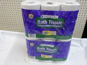 24 Jumbo Rolls 2 Ply Pasque Bath Ti...
