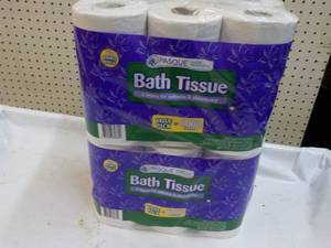 24 Jumbo Rolls 2 Ply Pasque Bath Ti...