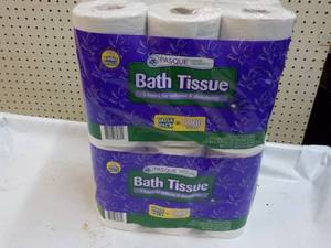 24 Jumbo Rolls 2 Ply Pasque Bath Ti...