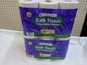24 Jumbo Rolls 2 Ply Pasque Bath Ti...