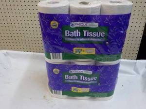 24 Jumbo Rolls 2 Ply Pasque Bath Ti...