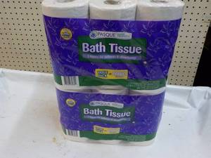 24 Jumbo Rolls 2 Ply Pasque Bath Ti...