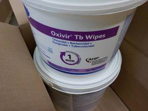 4 x 6.7 lb. Diversey Oxivir TB Wipe...