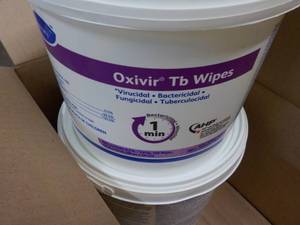 4 x 6.7 lb. Diversey Oxivir TB Wipe...