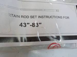 Curtain Rod 43-83...