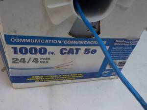 1000 ft CAT 5e Telephone and Comput...