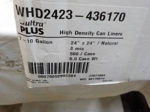 Case of 500 Can Liners 7-10 gallon ...