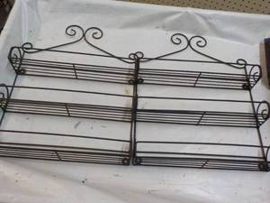 2 Metal Wall Hanging Dcor 14 x 18...