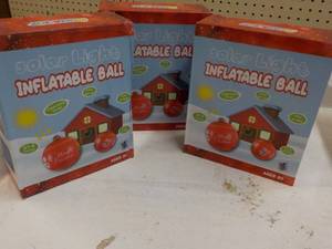 Set of 3 Solar Light Inflatable Hol...