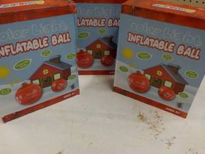 Set of 3 Solar Light Inflatable Hol...