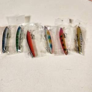 Lot Of 6 Minnow Lures