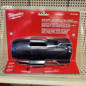 New Milwaukee M18 12 High Torque Impact Wrench w Friction Ring Protective Boot
