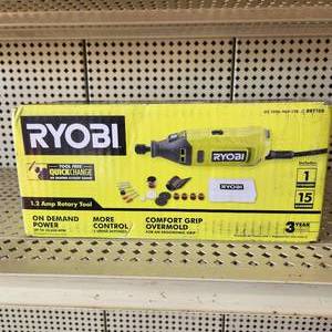 Ryobi 1.2 Amp Rotary Tool On Demand Power Comfort Grip Overmold Open Box Tested Works